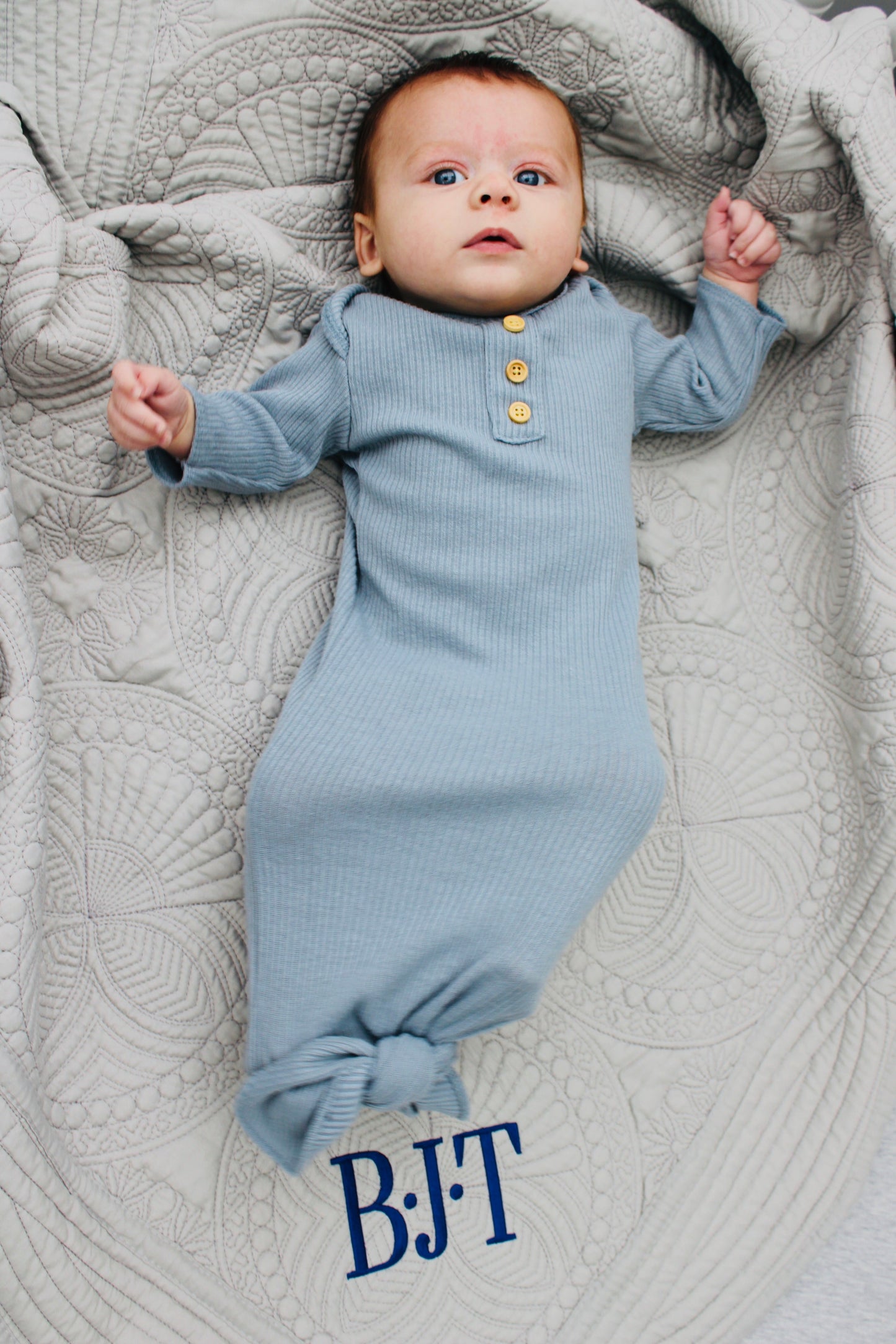 Monogrammed Baby Quilt