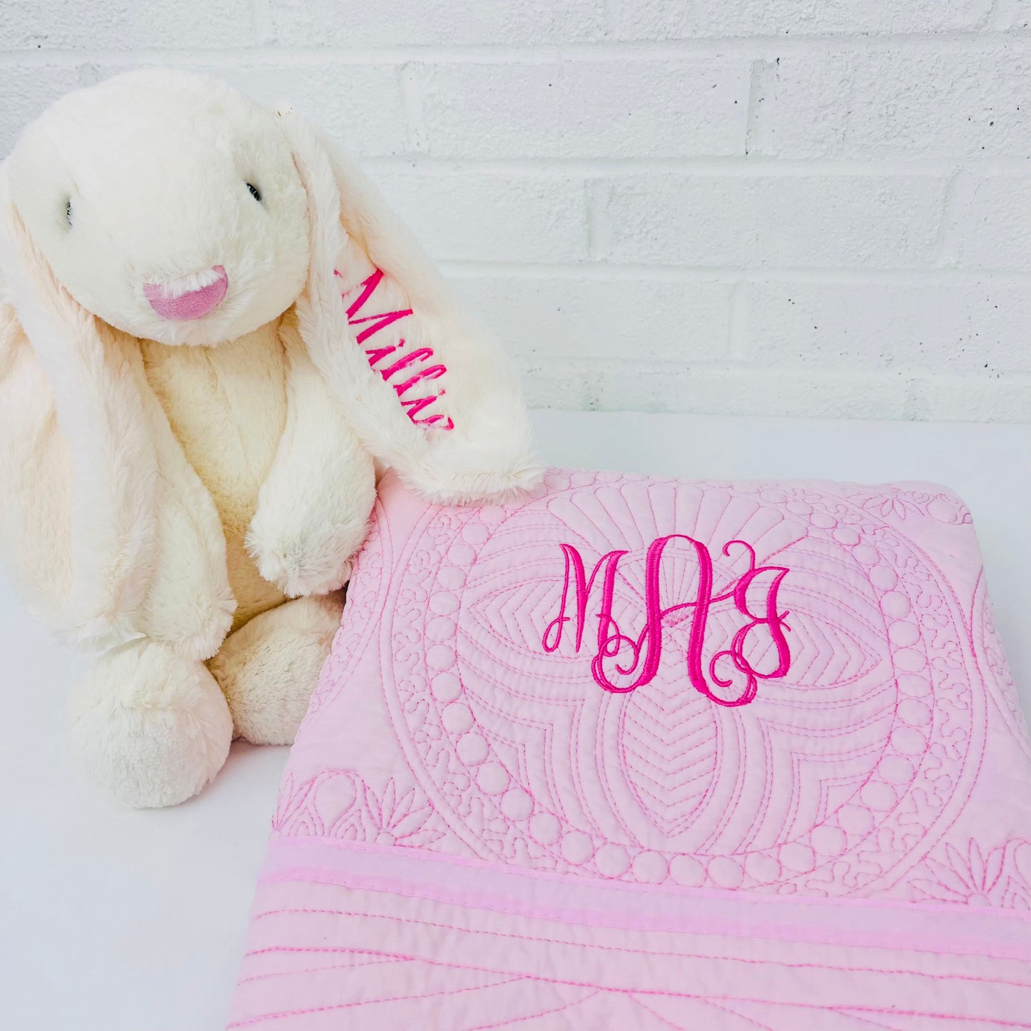 Monogrammed Bunny