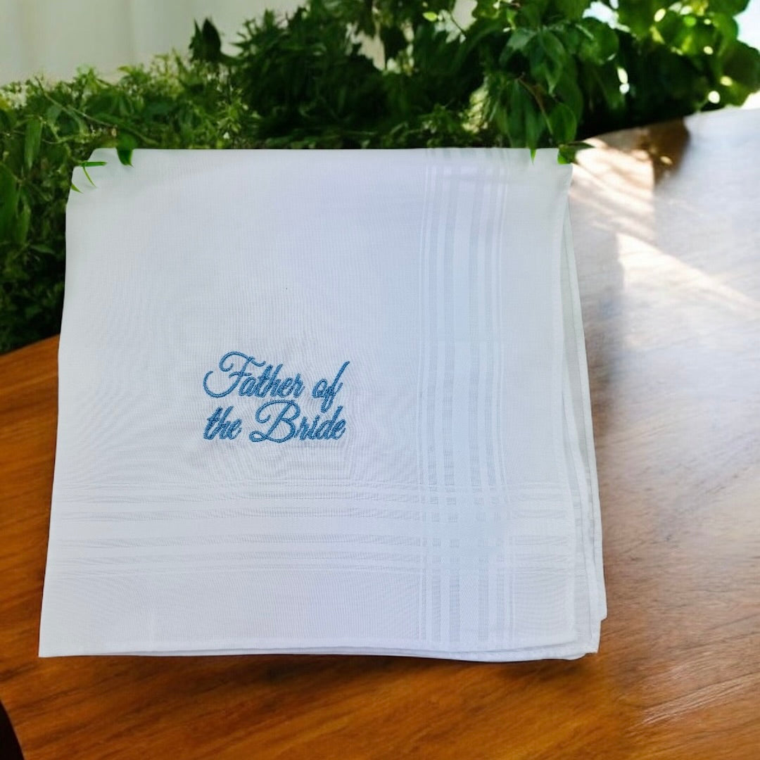Father of the Bride Mens Handkerchief