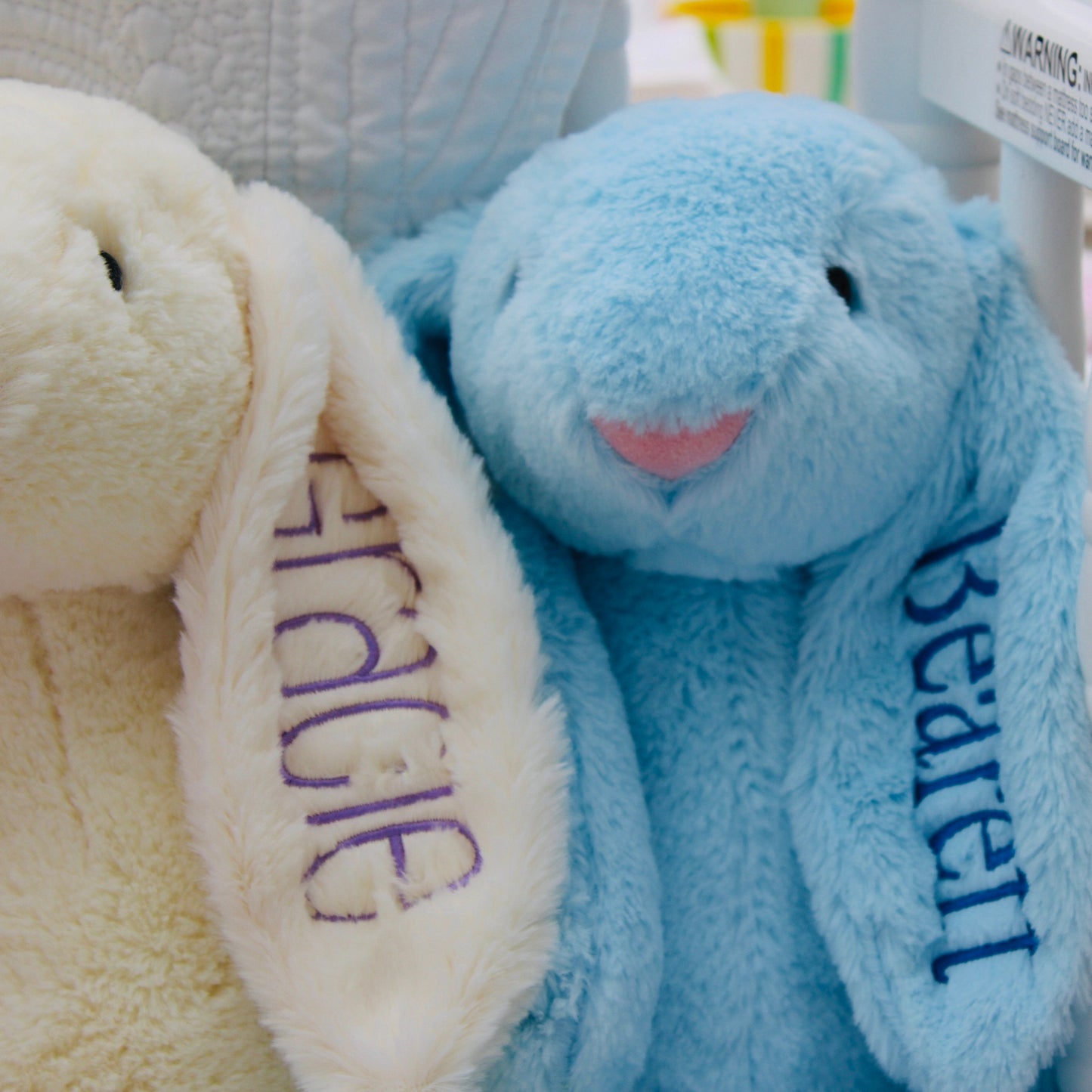 Monogrammed Bunny, Personalized Baby Gift, Monogram Stuffed Animal, Monogrammed Bunny Rabbit, Baby Easter Gift, Easter Baby Bunny