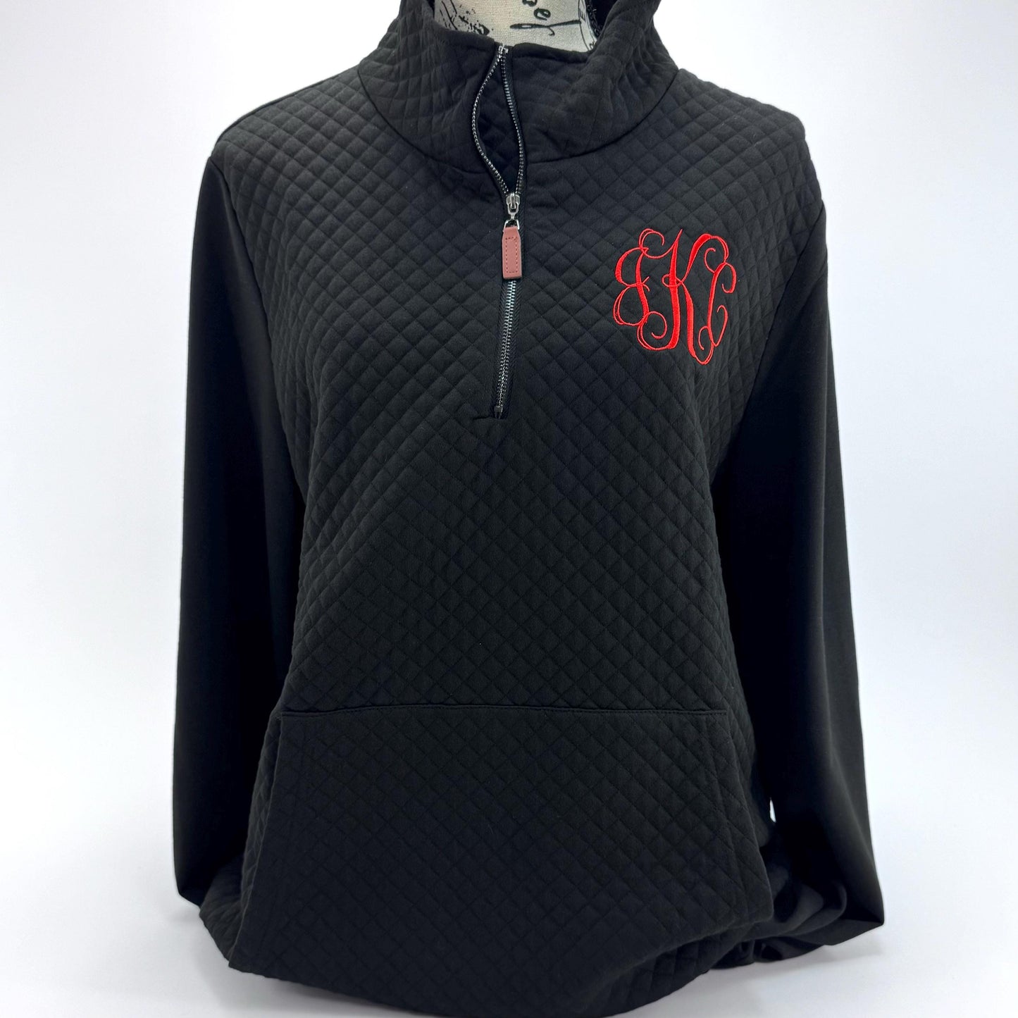 Monogram Sweatshirt, Monogram Pullover, Monogram Quarter Zip, Quarter Zip Pullover, Quarter Zip Sweatshirt, Sweatshirt For Her, Monogram