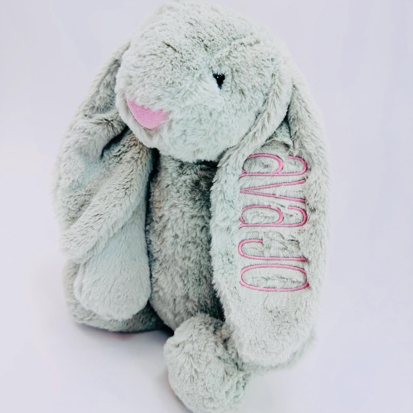 Monogrammed Bunny, Personalized Baby Gift, Monogram Stuffed Animal, Monogrammed Bunny Rabbit, Baby Easter Gift, Easter Baby Bunny