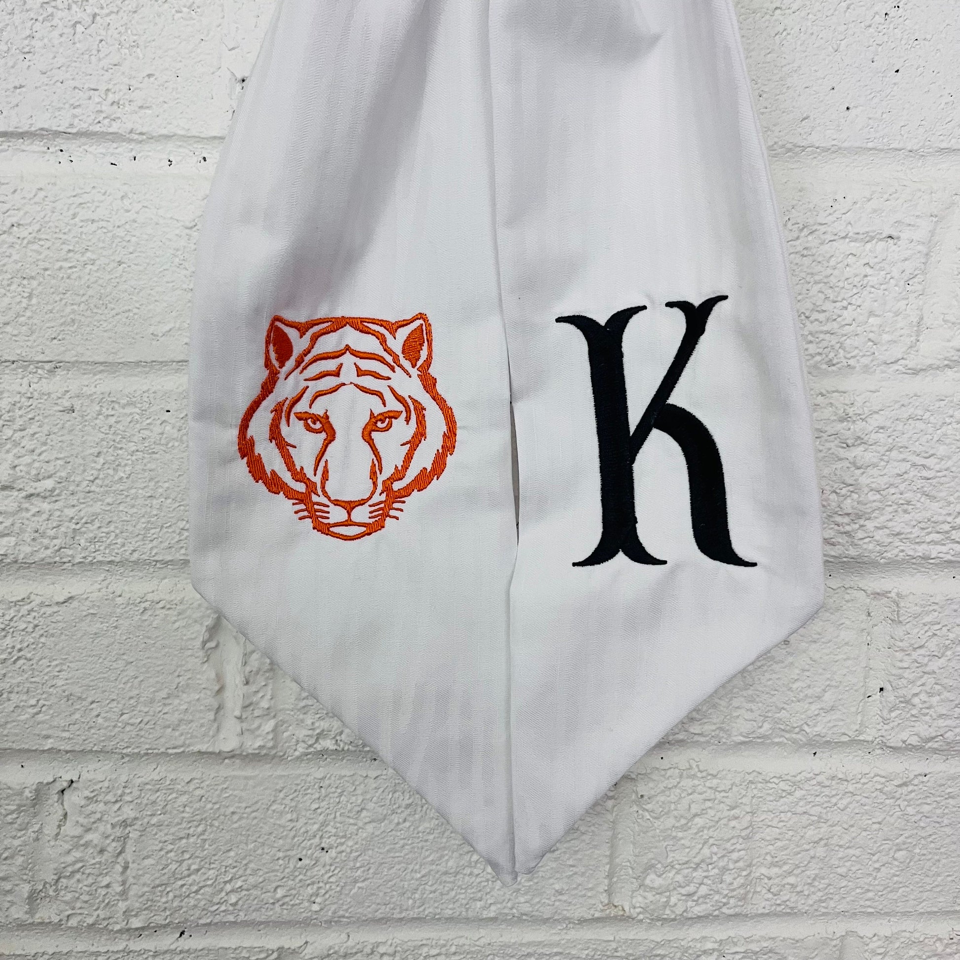Monogrammed Wreath Sash, Personalized Door Decor, Monogram Front Door Sash, Custom Wreath Sash, Monogram Door Bow, Personalized Home Decor