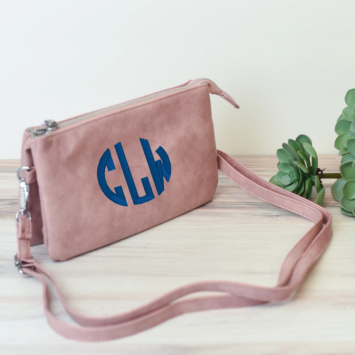 Monogrammed Crossbody Purse/Clutch