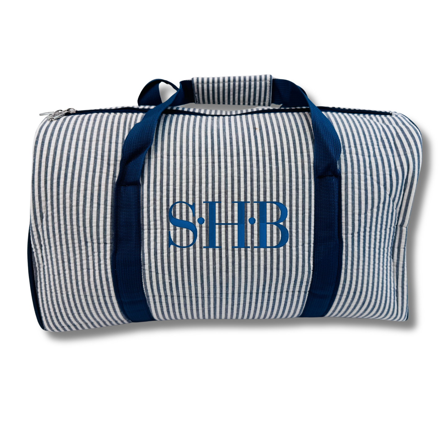 Seersucker Duffle Bag