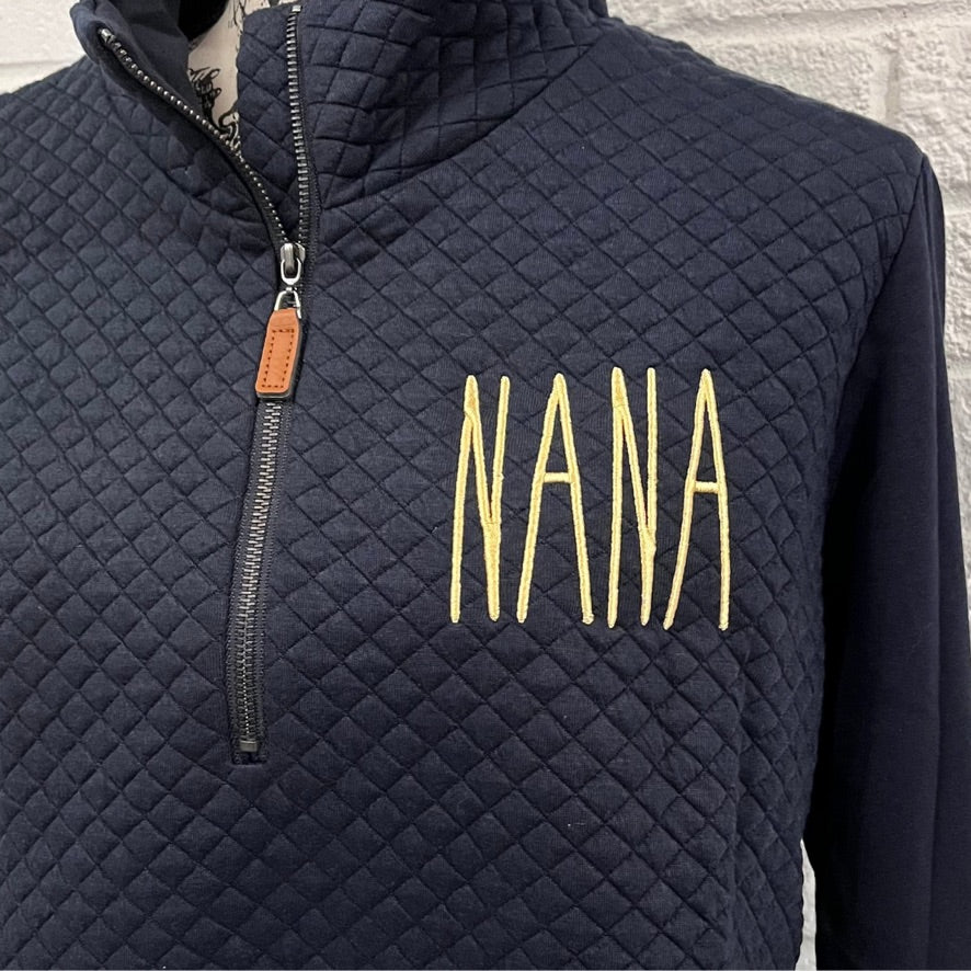 Nana Quarter Zip Pullover