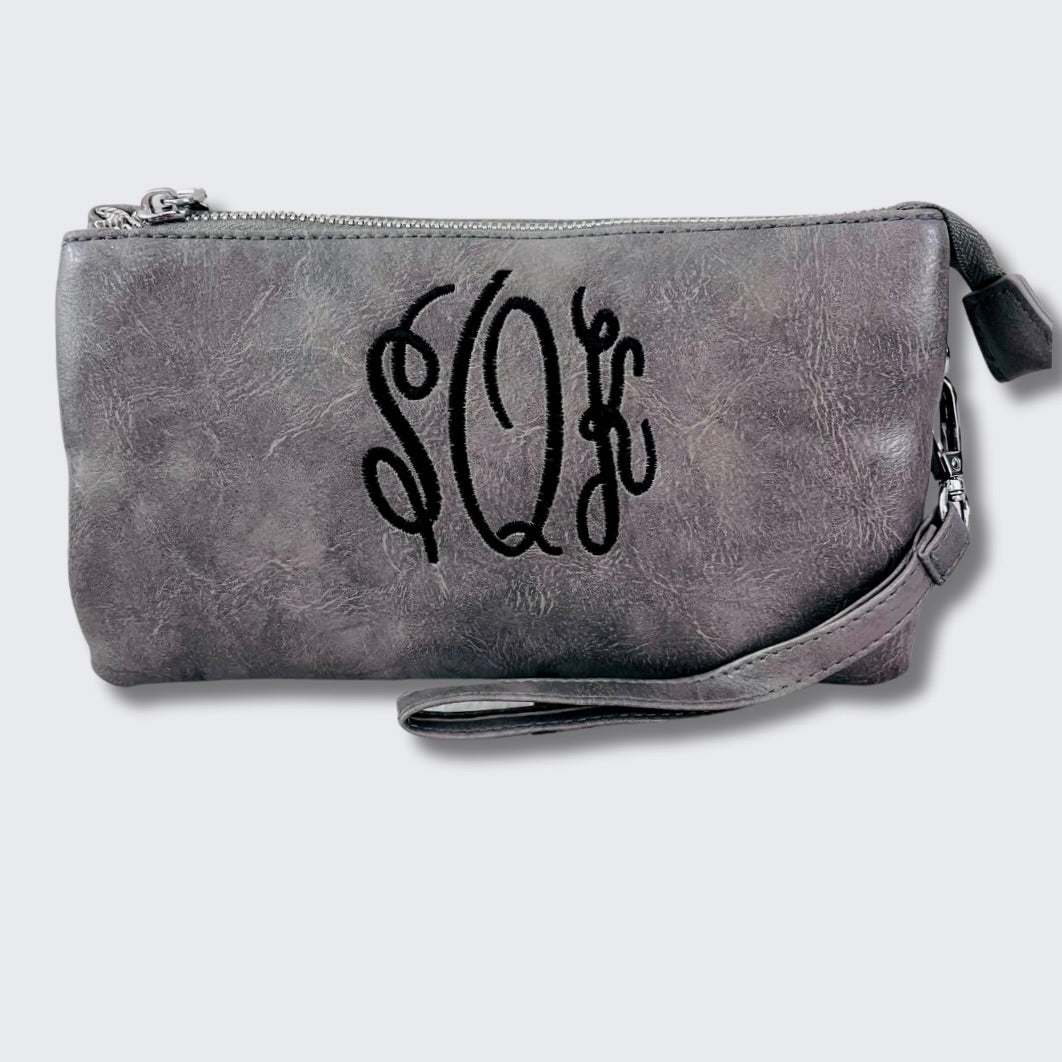 Monogrammed Crossbody Purse/Clutch