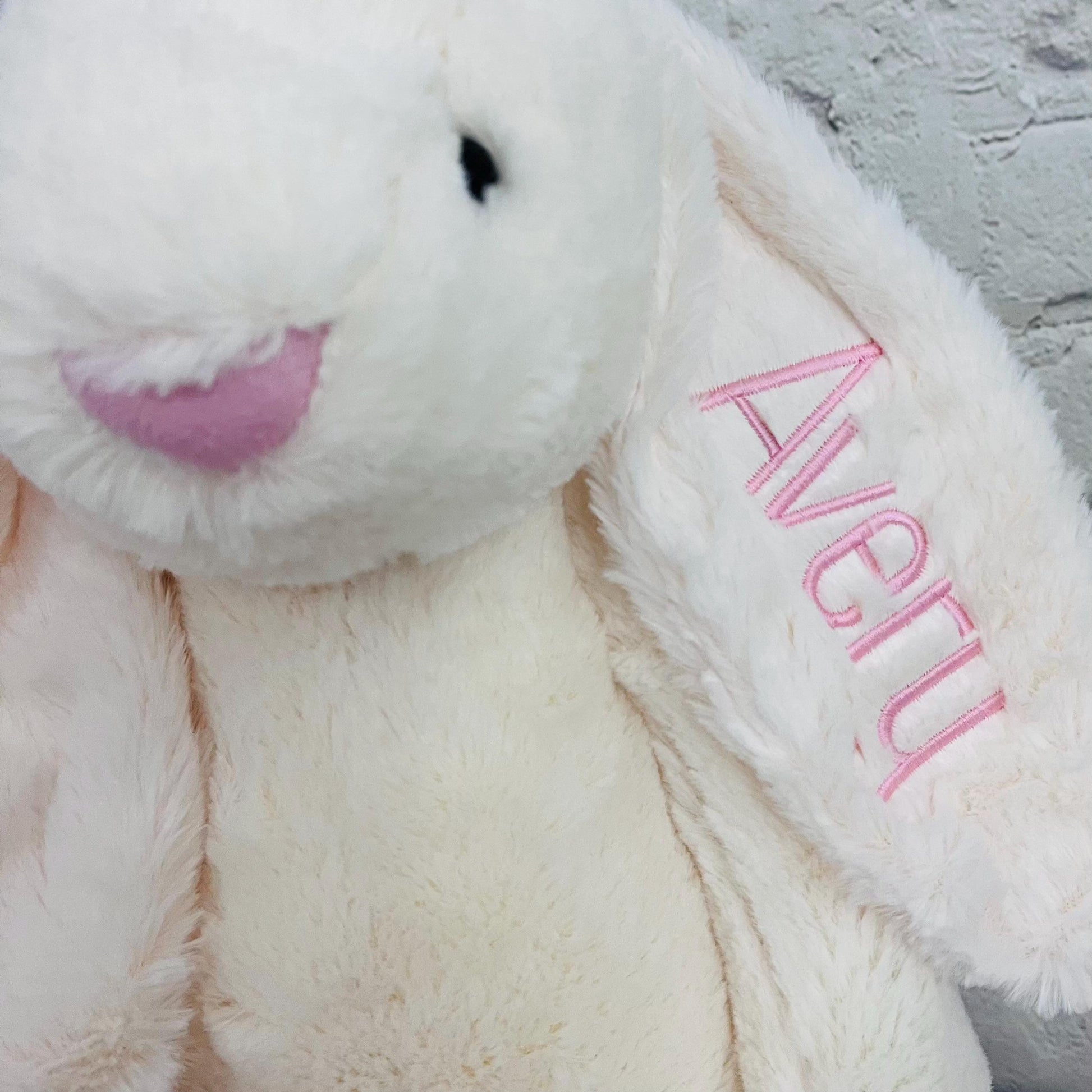 Monogrammed Bunny, Personalized Baby Gift, Monogram Stuffed Animal, Monogrammed Bunny Rabbit, Baby Easter Gift, Easter Baby Bunny