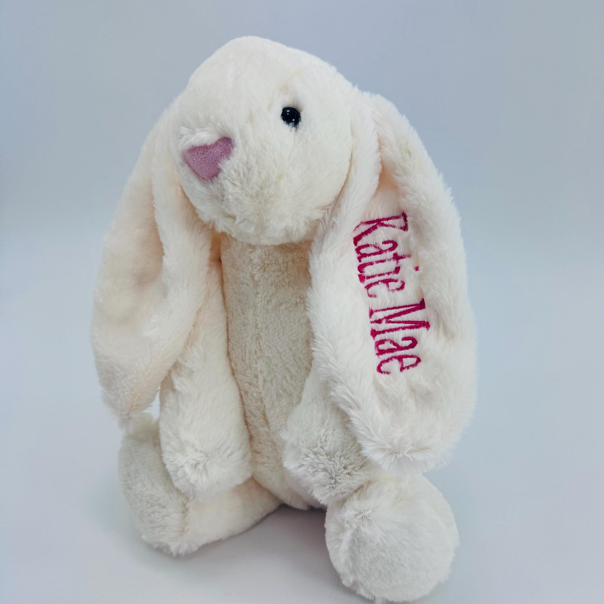 Monogrammed Bunny, Personalized Baby Gift, Monogram Stuffed Animal, Monogrammed Bunny Rabbit, Baby Easter Gift, Easter Baby Bunny