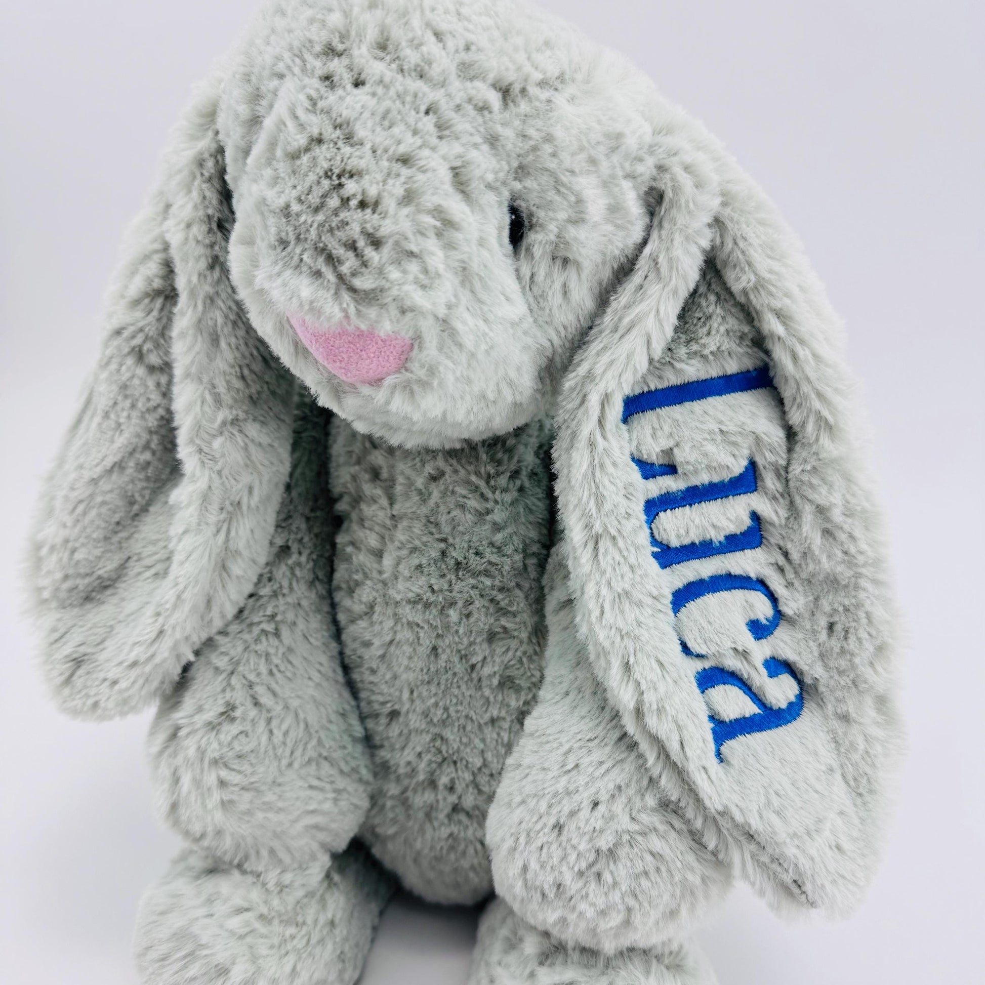 Monogrammed Bunny, Personalized Baby Gift, Monogram Stuffed Animal, Monogrammed Bunny Rabbit, Baby Easter Gift, Easter Baby Bunny