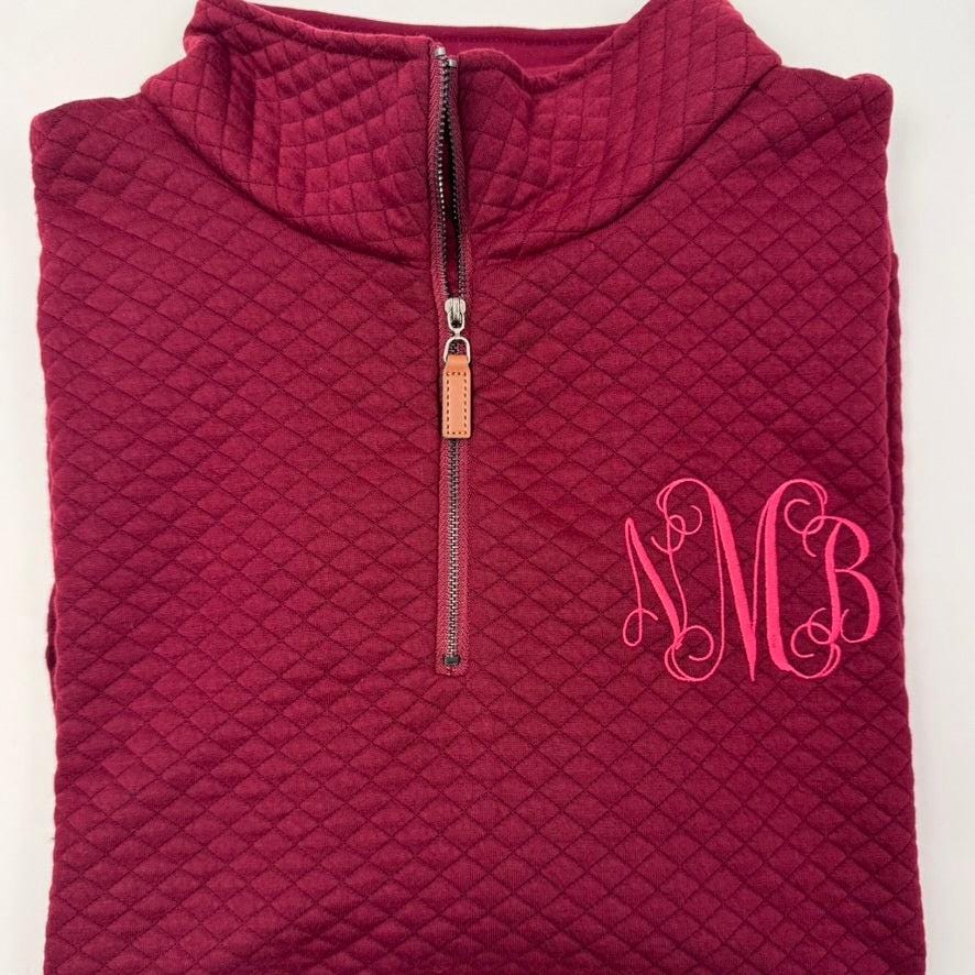 Monogram Sweatshirt, Monogram Pullover, Monogram Quarter Zip, Quarter Zip Pullover, Quarter Zip Sweatshirt, Sweatshirt For Her, Monogram