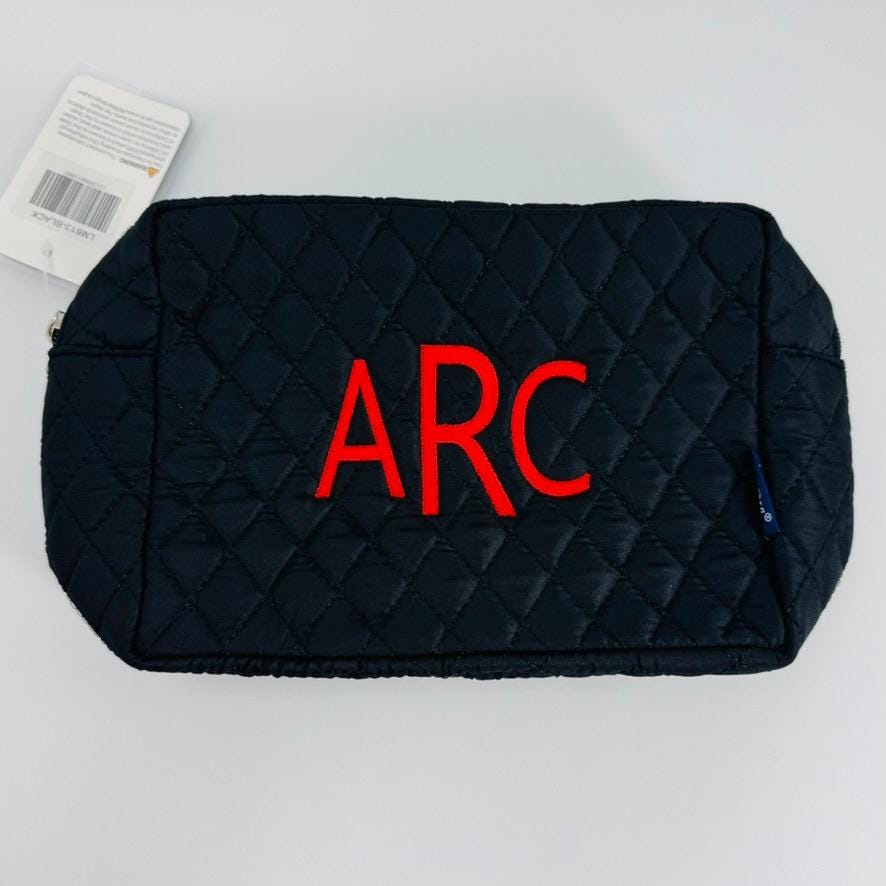 Monogram Cosmetic Case, Monogrammed Cosmetic Bag, Personalized Make Up Bag, Custom Cosmetic Bag, Monogrammed Travel Bag, Bridal Gift