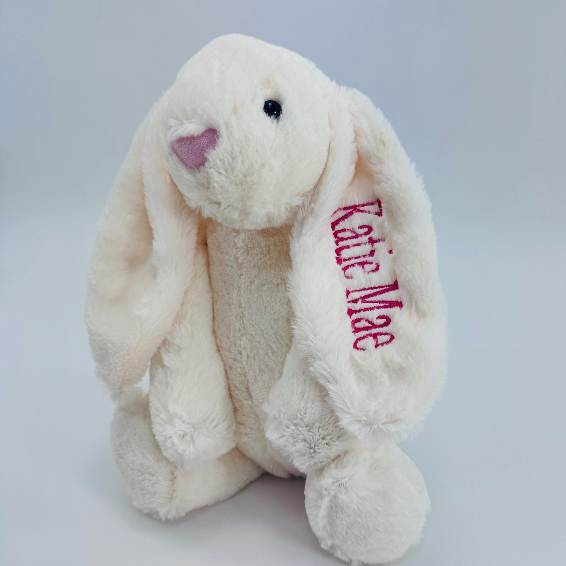 Monogrammed Bunny, Personalized Baby Gift, Monogram Stuffed Animal, Monogrammed Bunny Rabbit, Baby Easter Gift, Easter Baby Bunny