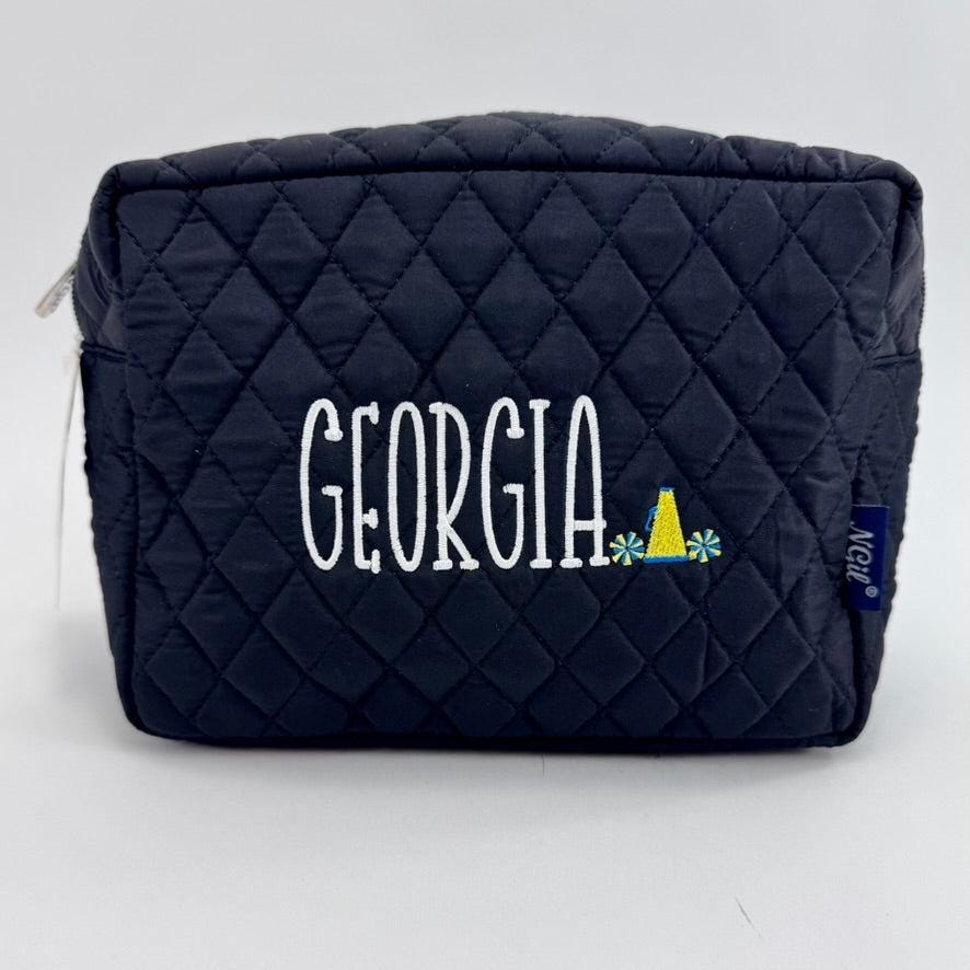 Monogram Cosmetic Case, Monogrammed Cosmetic Bag, Personalized Make Up Bag, Custom Cosmetic Bag, Monogrammed Travel Bag, Bridal Gift