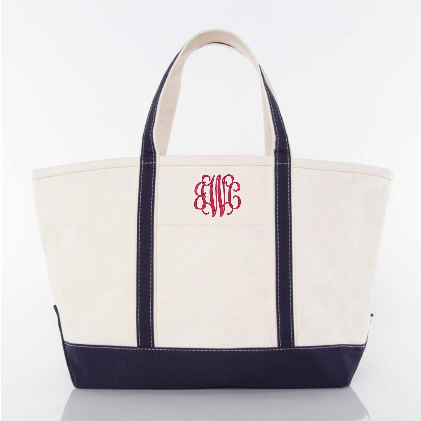 Large Seersucker Tote Bag