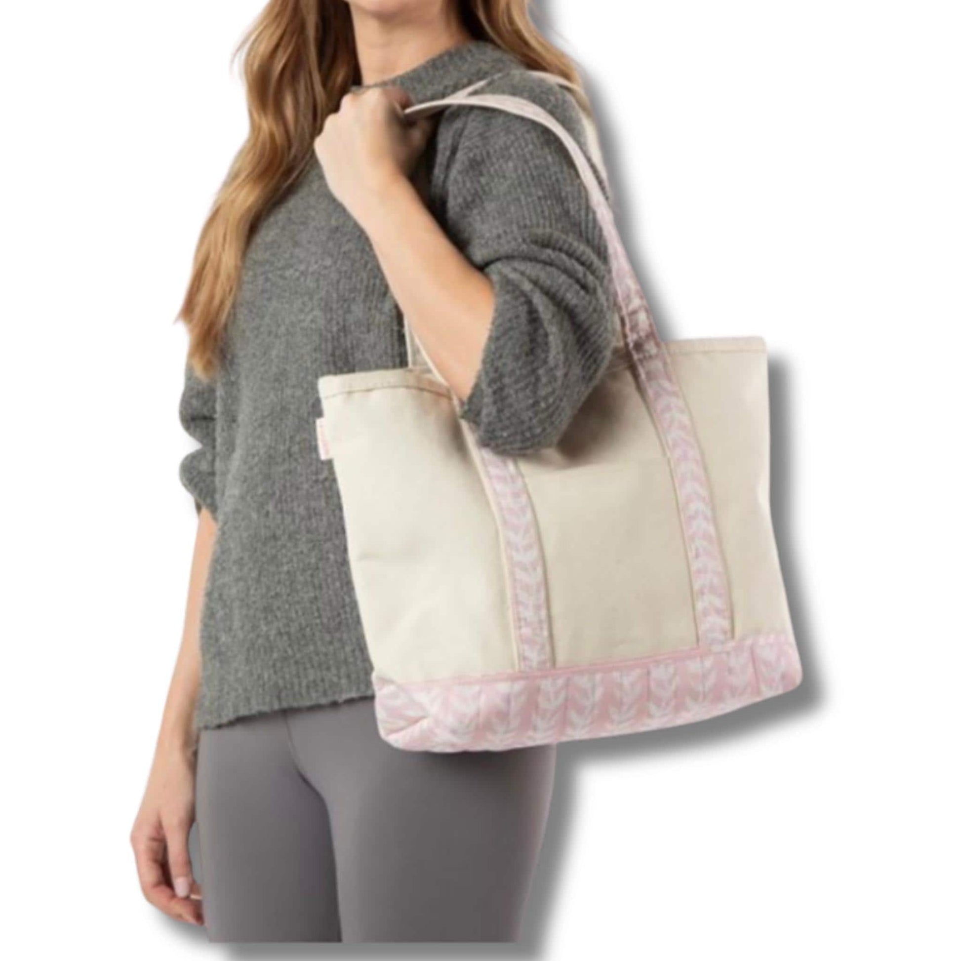 Monogrammed Embroidered Bag, Personalized Tote, Monogrammed Tote Bag For Women, Monogram Canvas Tote Bag