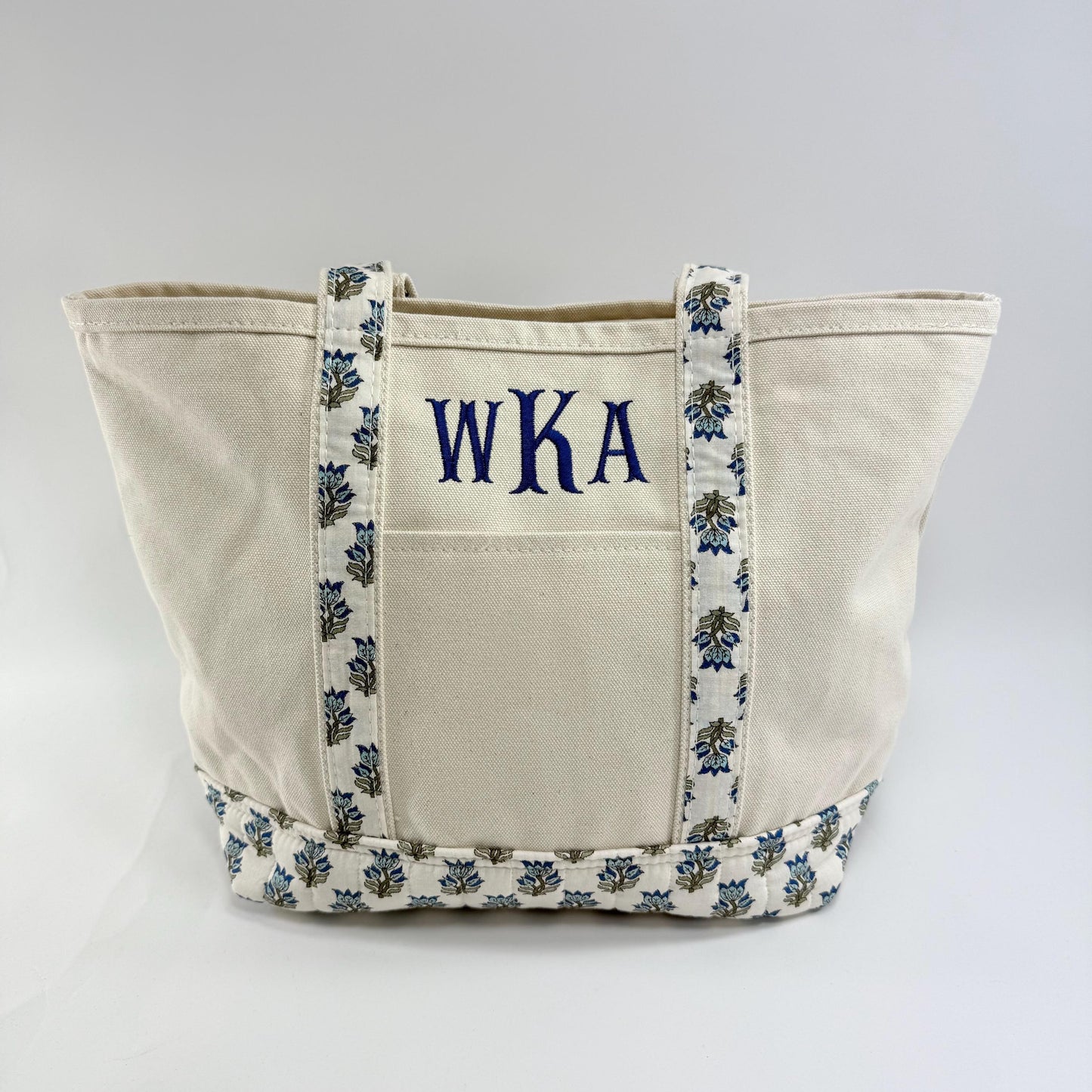 Monogrammed Embroidered Bag, Personalized Tote, Monogrammed Tote Bag For Women, Monogram Canvas Tote Bag