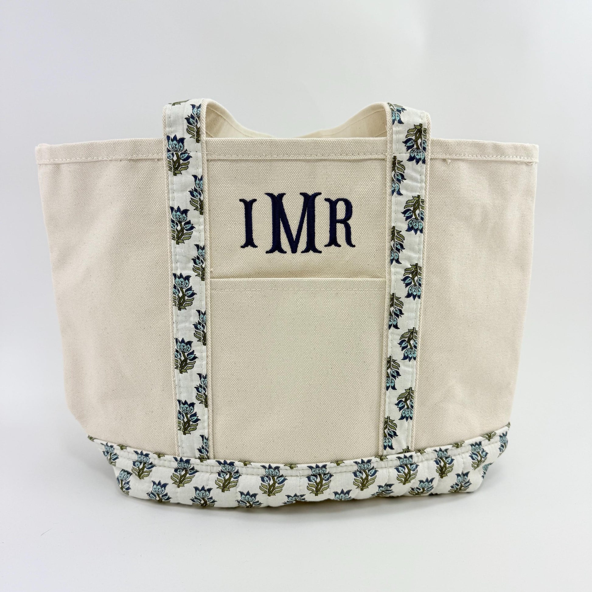 Monogrammed Embroidered Bag, Personalized Tote, Monogrammed Tote Bag For Women, Monogram Canvas Tote Bag