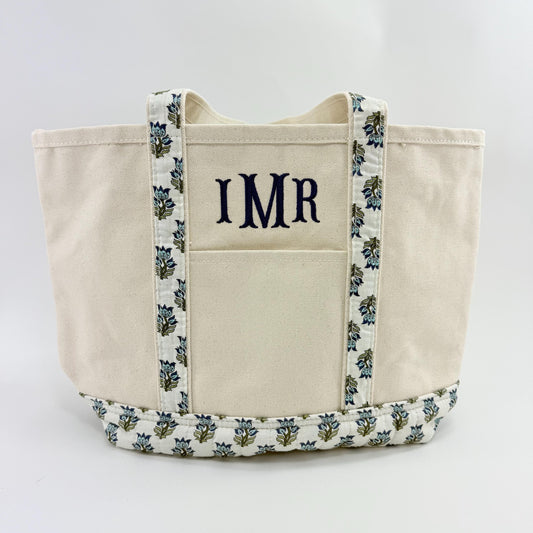 Monogrammed Embroidered Bag, Personalized Tote, Monogrammed Tote Bag For Women, Monogram Canvas Tote Bag