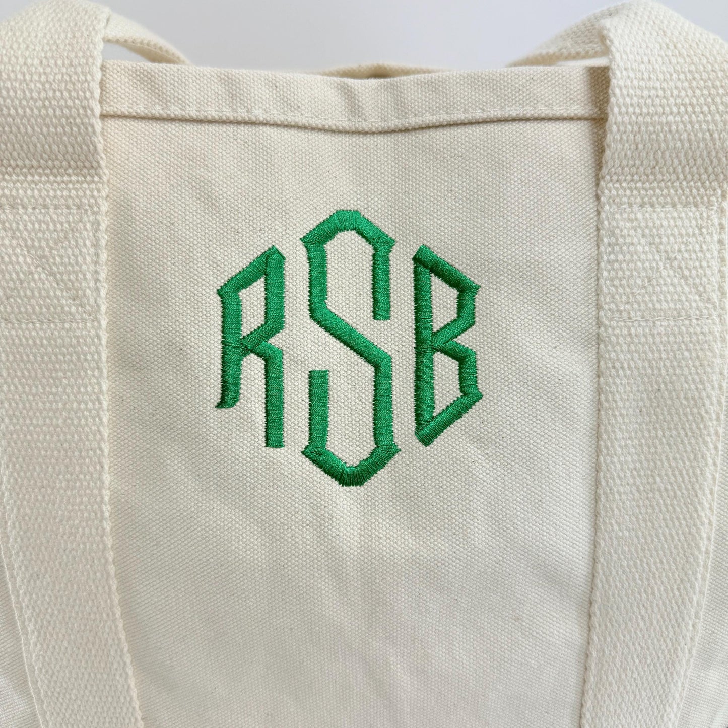 Monogrammed Embroidered Bag, Personalized Tote, Monogrammed Tote Bag For Women, Monogram Canvas Tote Bag