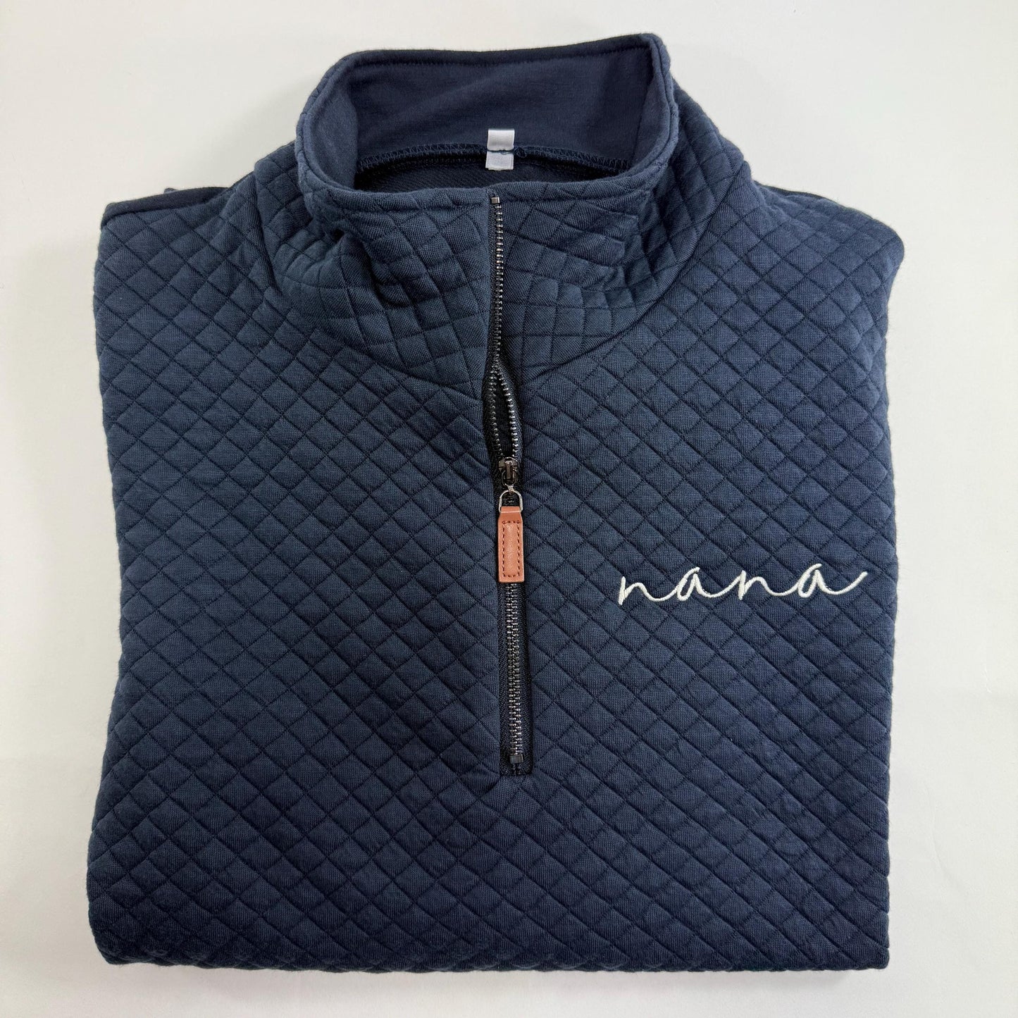 Embroidered Nana Sweatshirt, Personalized Nana Quarter Zip Pullover, Embroidered Mama Shirt, Custom Mama Sweatshirt, Mom Gift, Nana Sweater