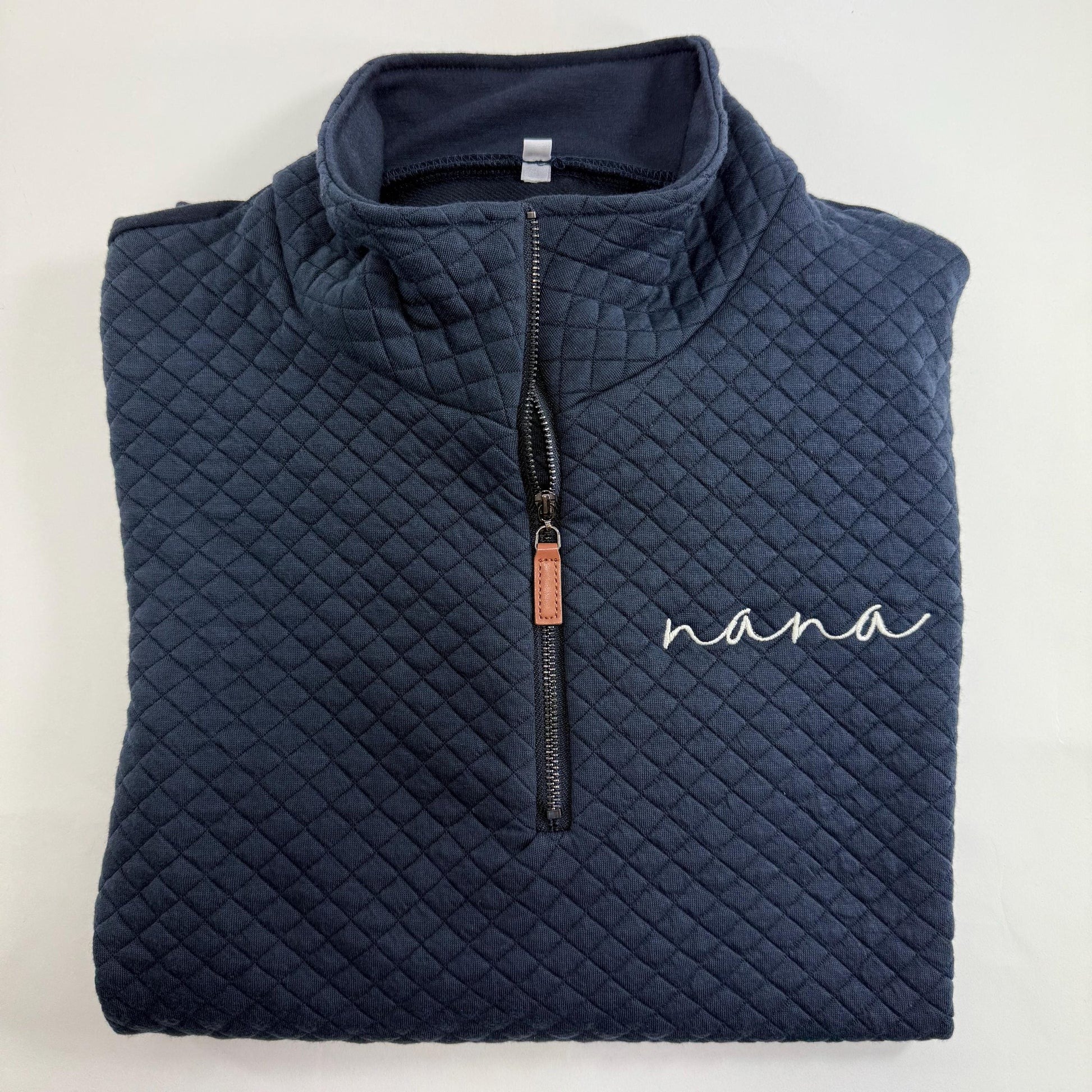 Embroidered Nana Sweatshirt, Personalized Nana Quarter Zip Pullover, Embroidered Mama Shirt, Custom Mama Sweatshirt, Mom Gift, Nana Sweater