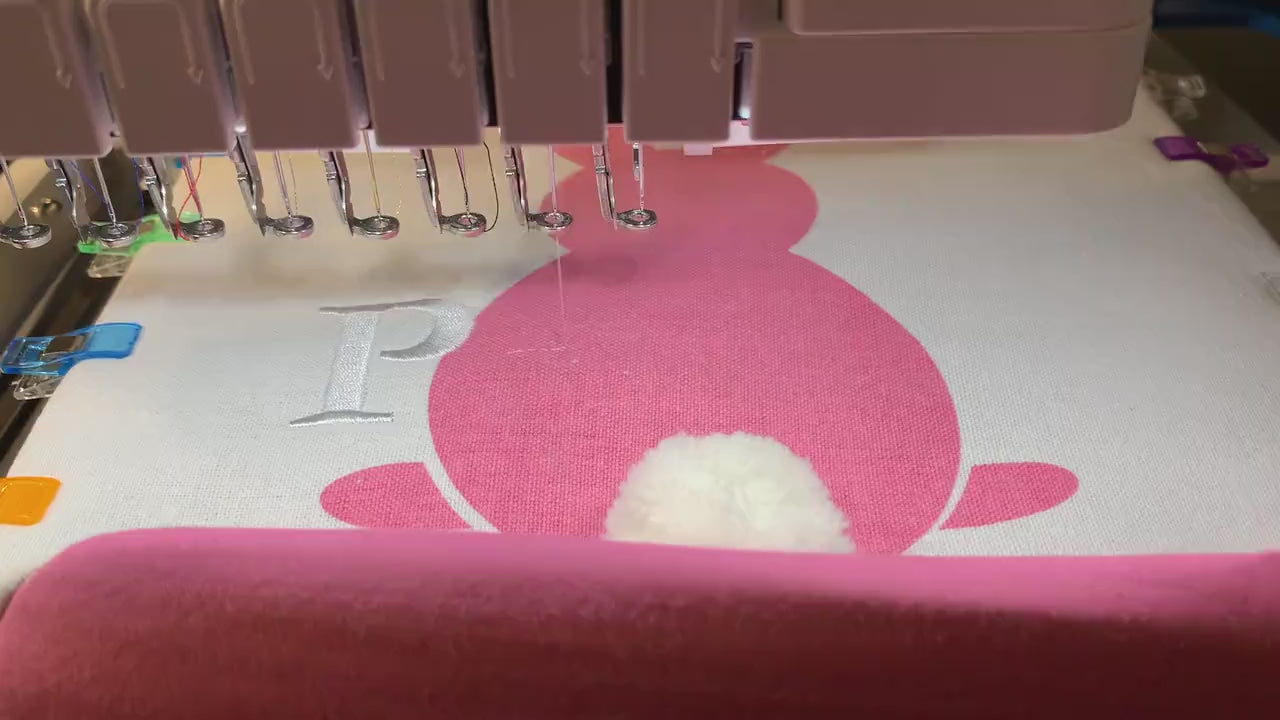 Personalized Easter Bunny Baskets, Monogrammed Easter Basket, Embroidered Easter Bucket, Kids Monogram Easter Basket, Easter Gift