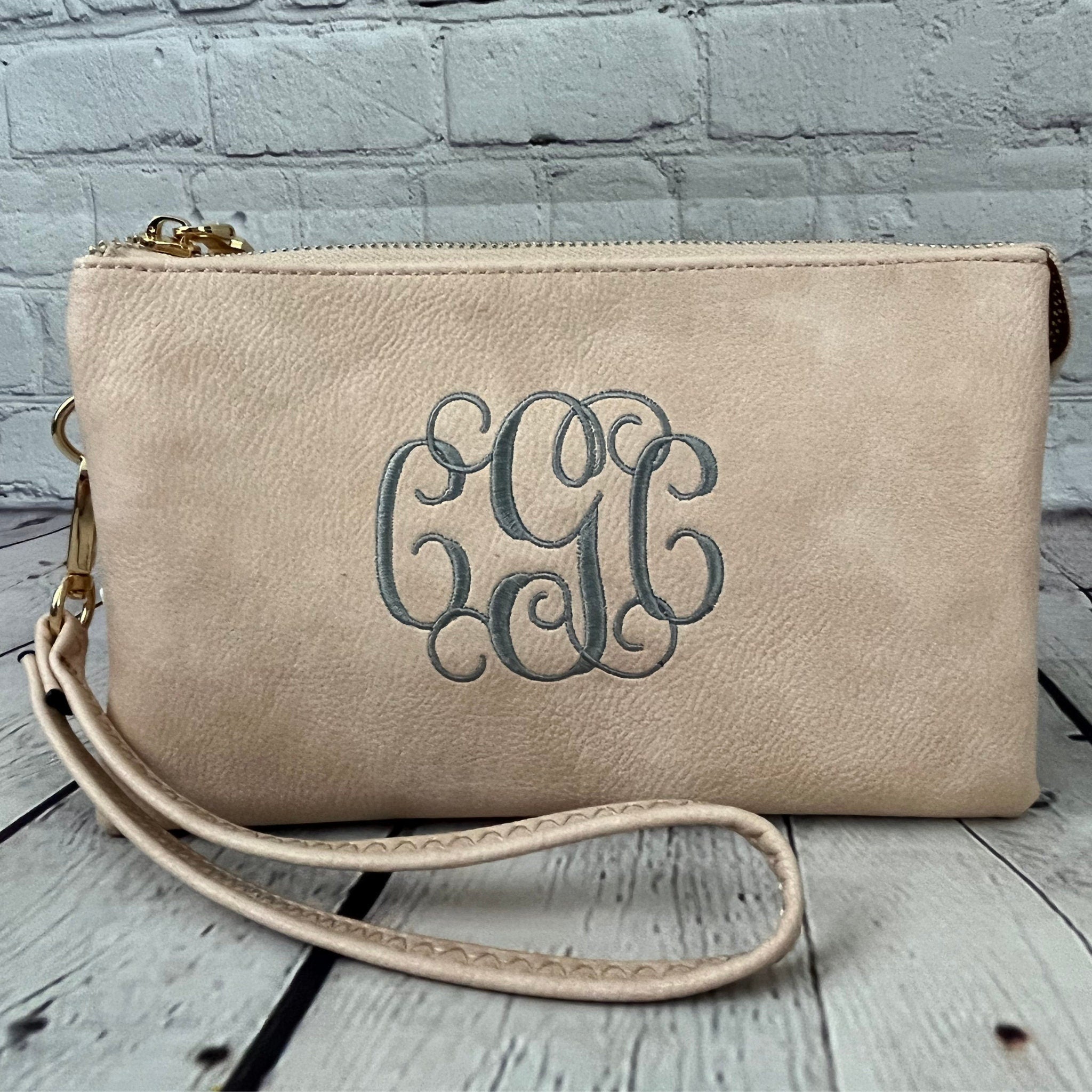 Monogrammed Crossbody and Wristlet rsmonogramcompany