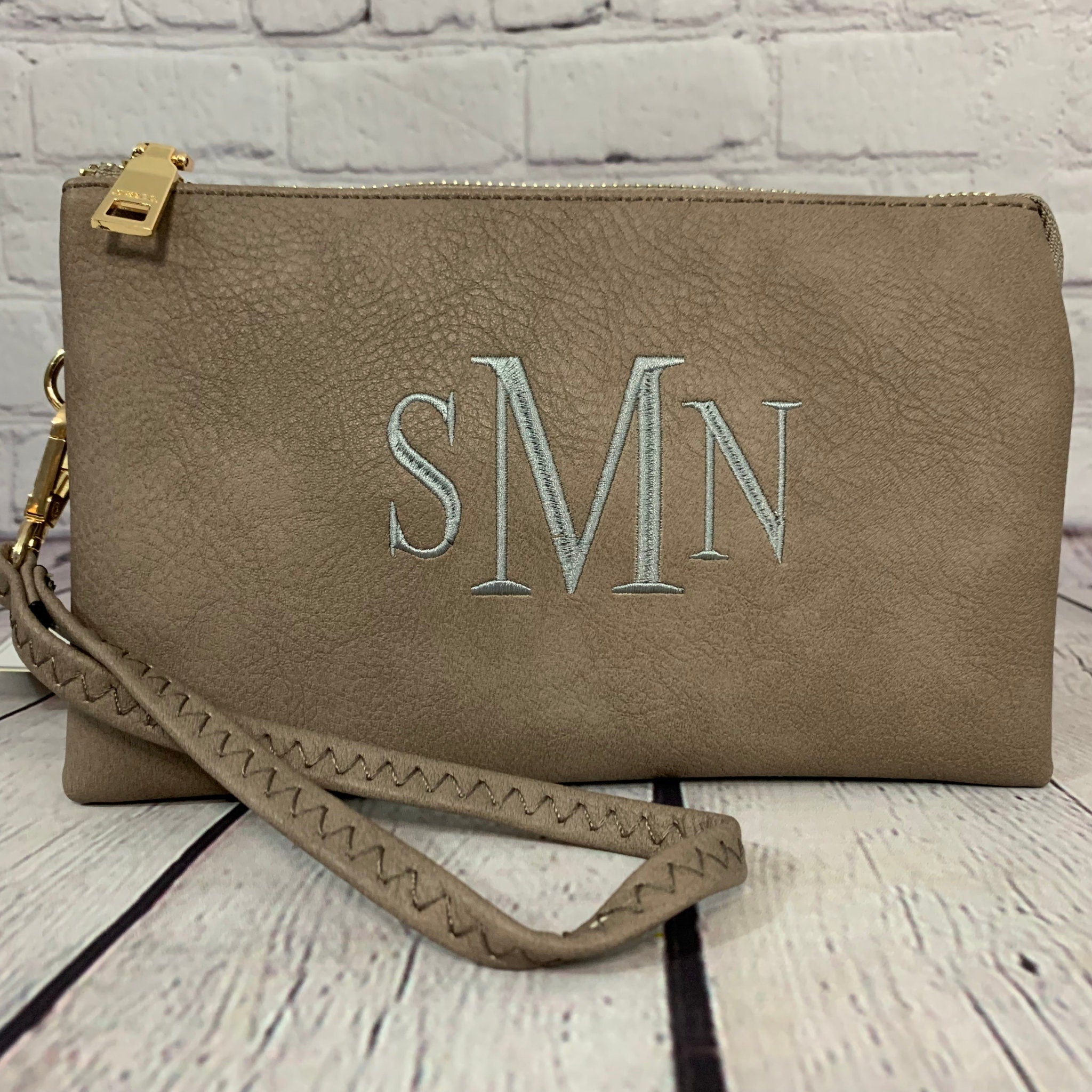 Personalized monogram crossbody bag sale