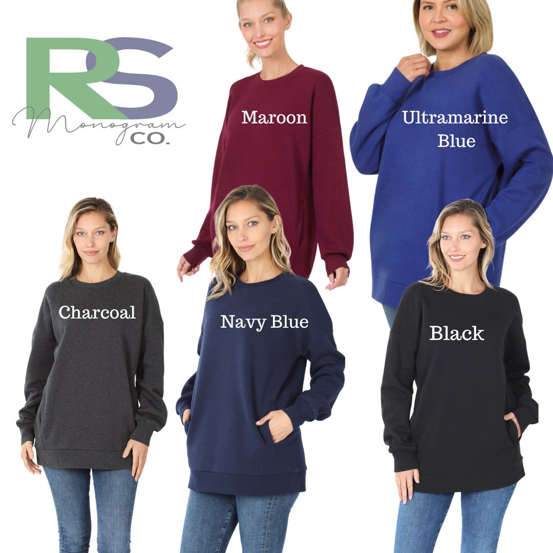 Monogrammed sweatshirts online